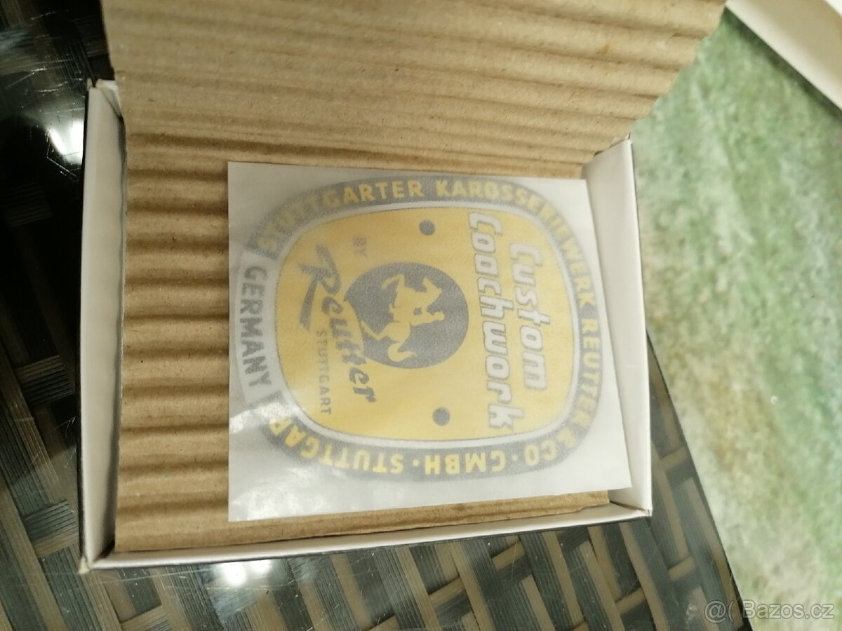 Porsche Speedster 356 plaketa Reutter karoserie - 4