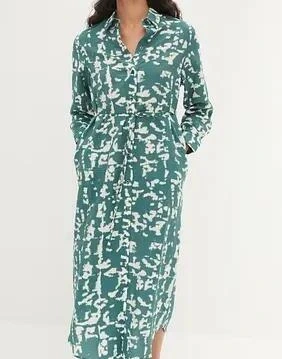 Propínací midi šaty s kapsami 42/44 - 4