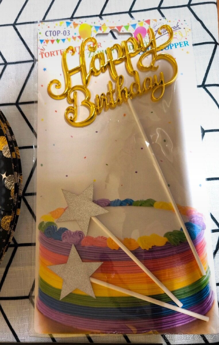 Párty sada stříbrno-zlatá - 4