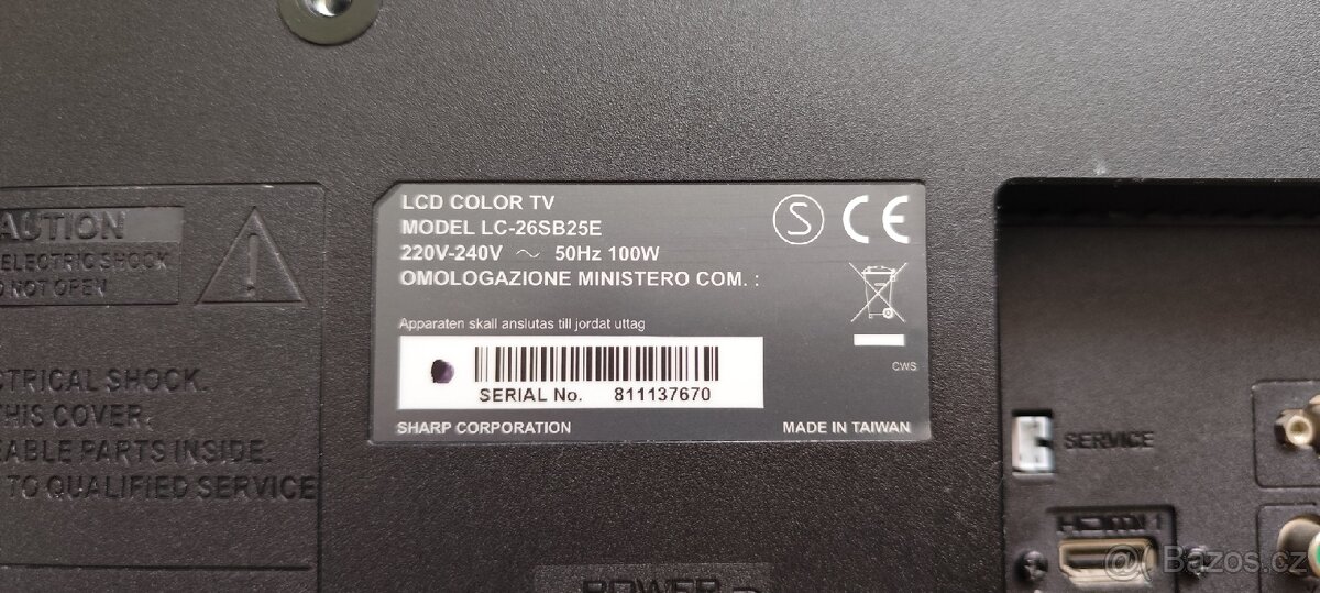 LCD televize na zeď, úhlopříčka 76 cm - 4