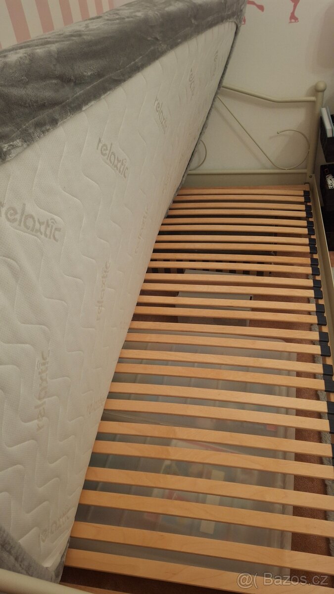 Kovová postel 90×200 - 4