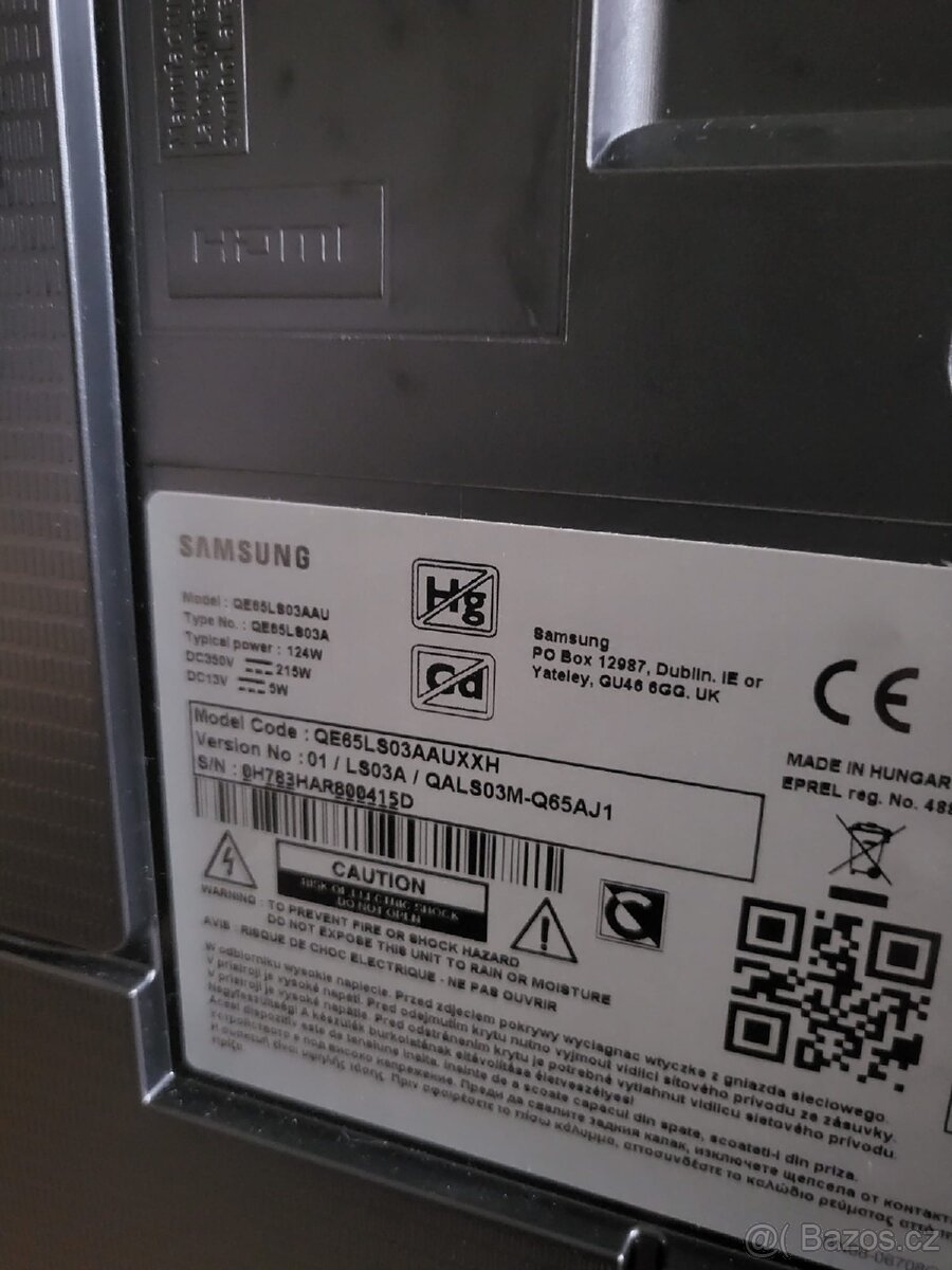 Samsung The Frame na náhradní díly - 4