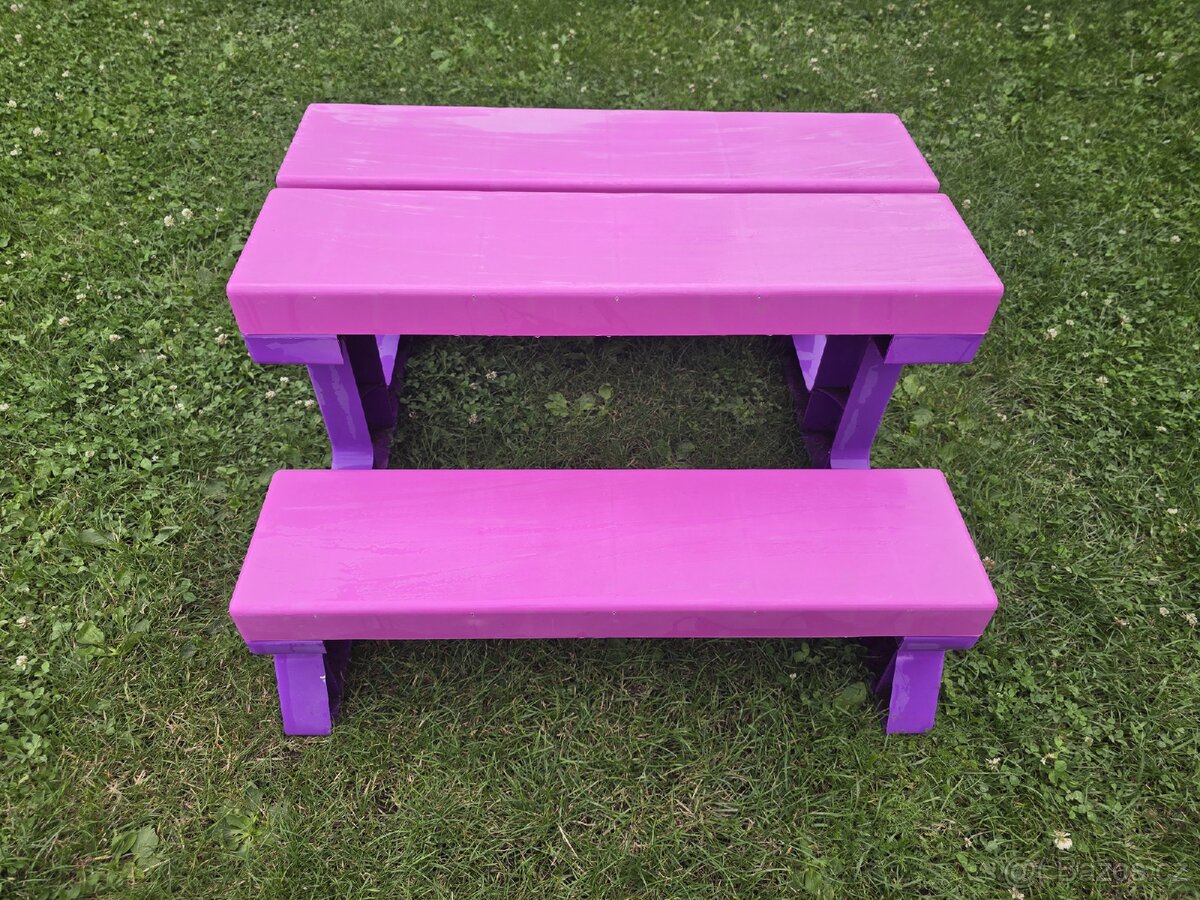 Dětská zahradní lavice - 4