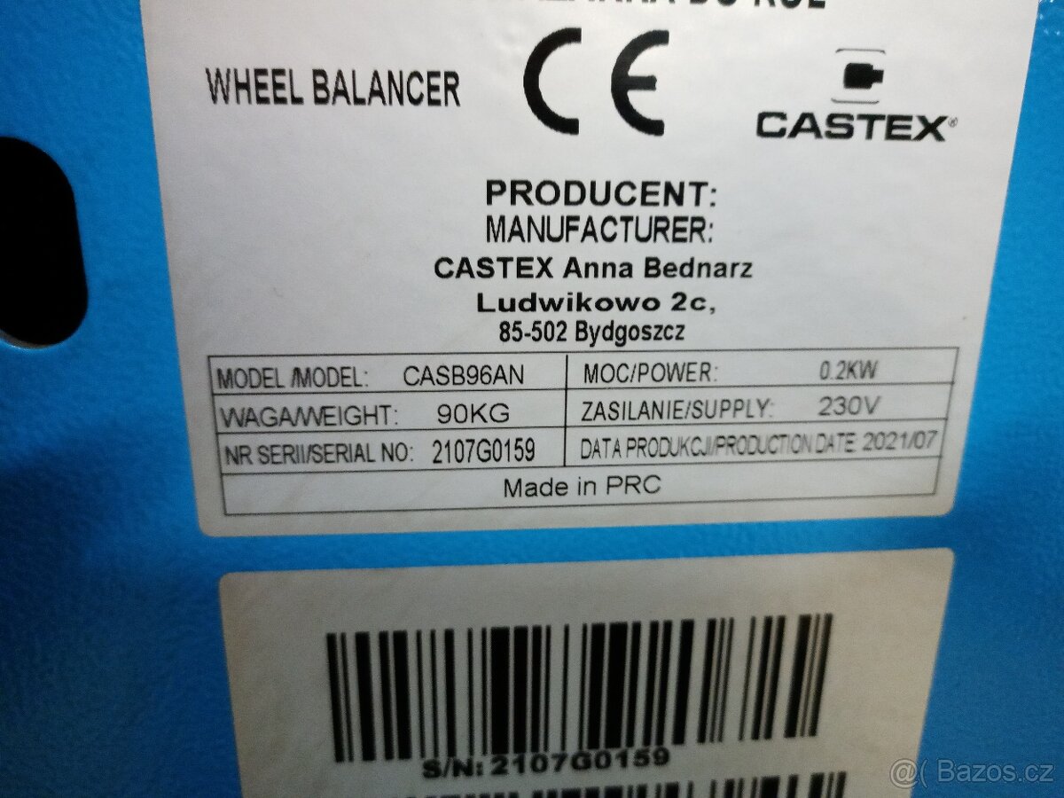 Pneuservis, zouvačka, vyvažovačka, set, sada - 4