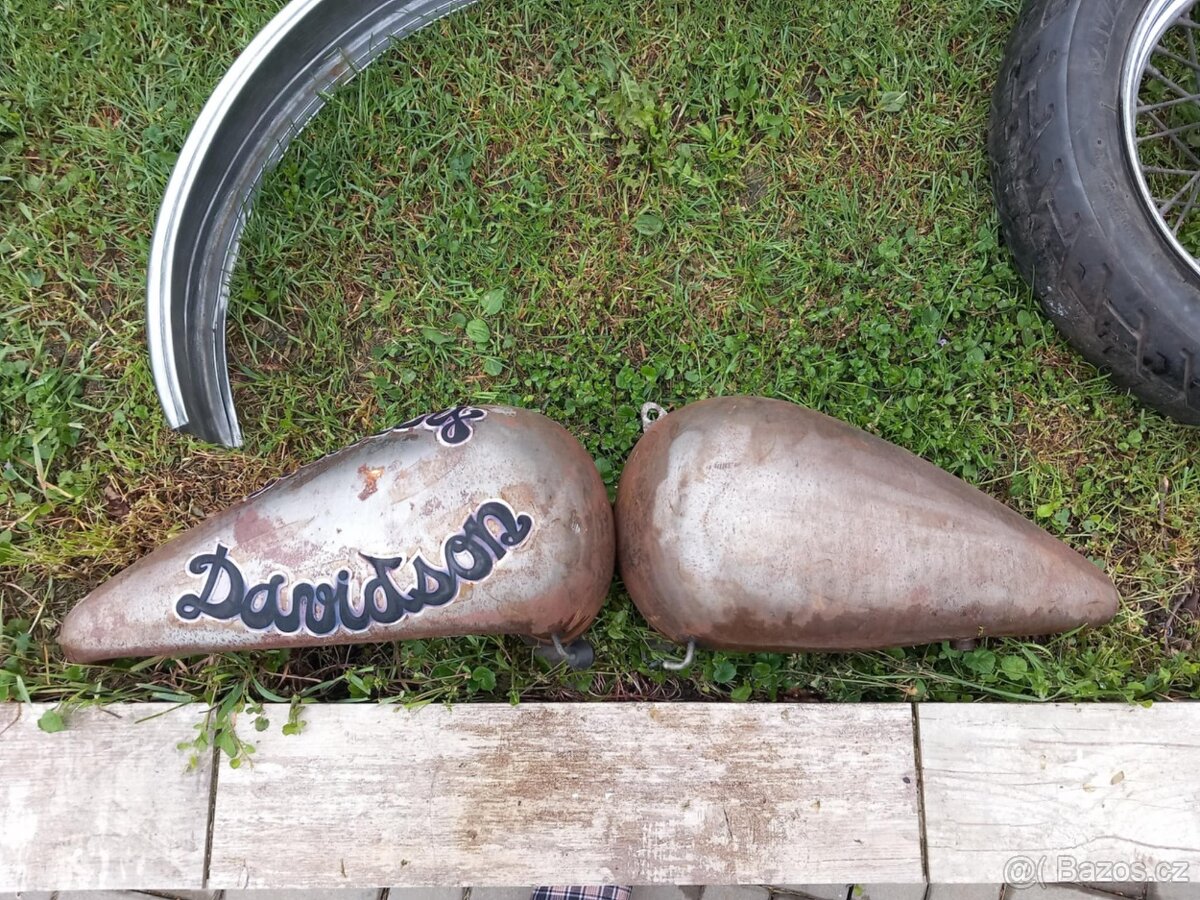 nádrž harley davidson shovelhead - 4