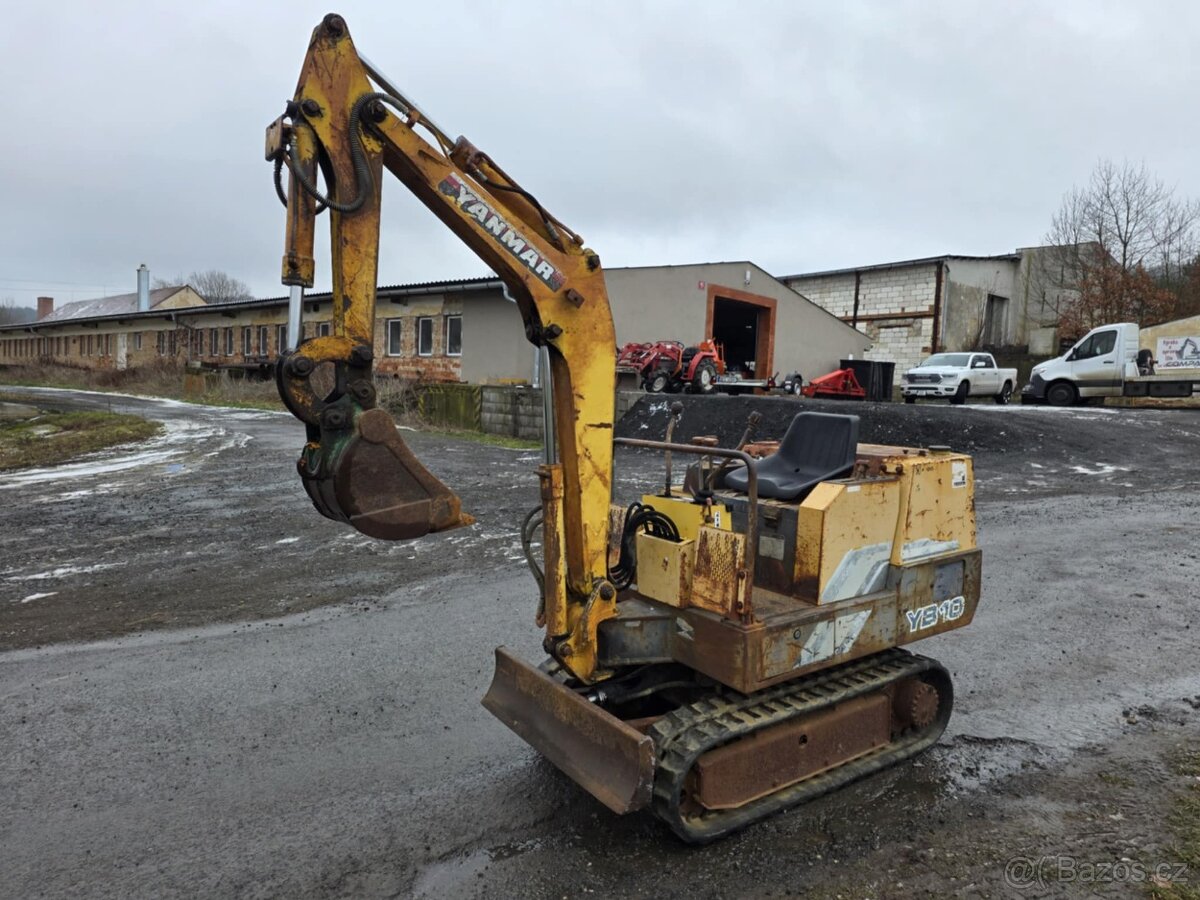 JAPONSKÝ MINIBAGR YANMAR YB10 1100KG - 4