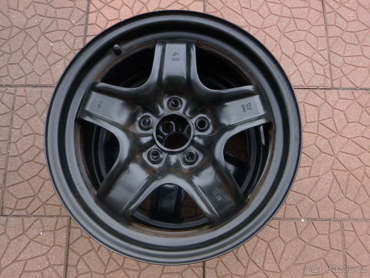 Plechové disky sada - originál Opel GM 5x110 6,5Jx16 ET39 - 4
