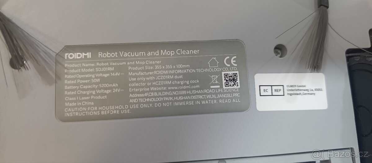 Robotický vysavač xiomi roidmi eve plus - 4