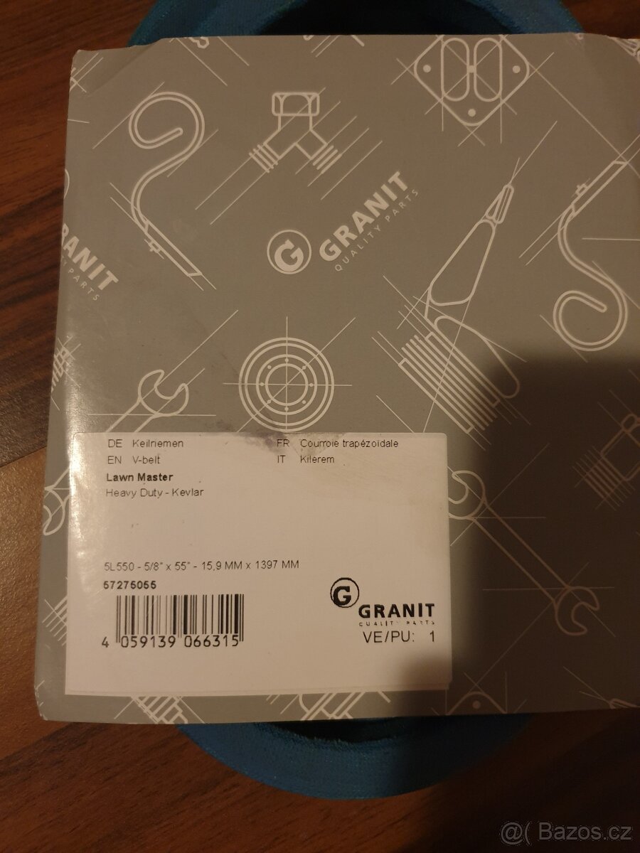 Kevlarový řemen - 5L550 - 4