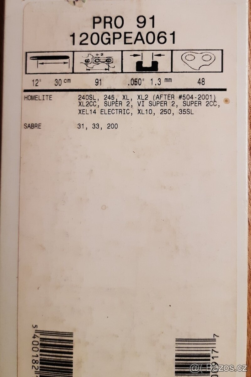 VODÍCÍ LIŠTA OREGON 30CM - 4