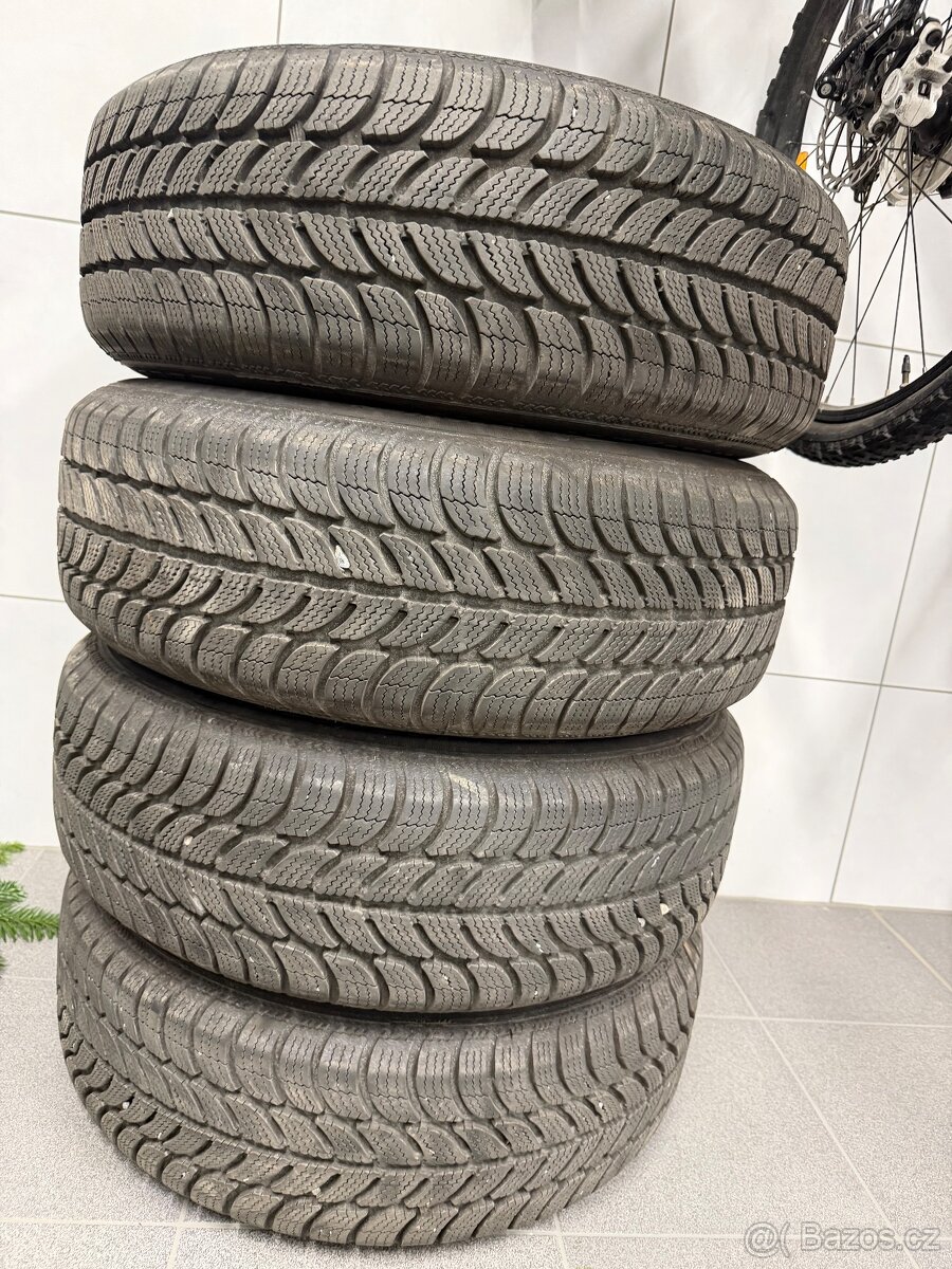 Zimní pneu + ocelové disky + TPCM ventily 15” - 4