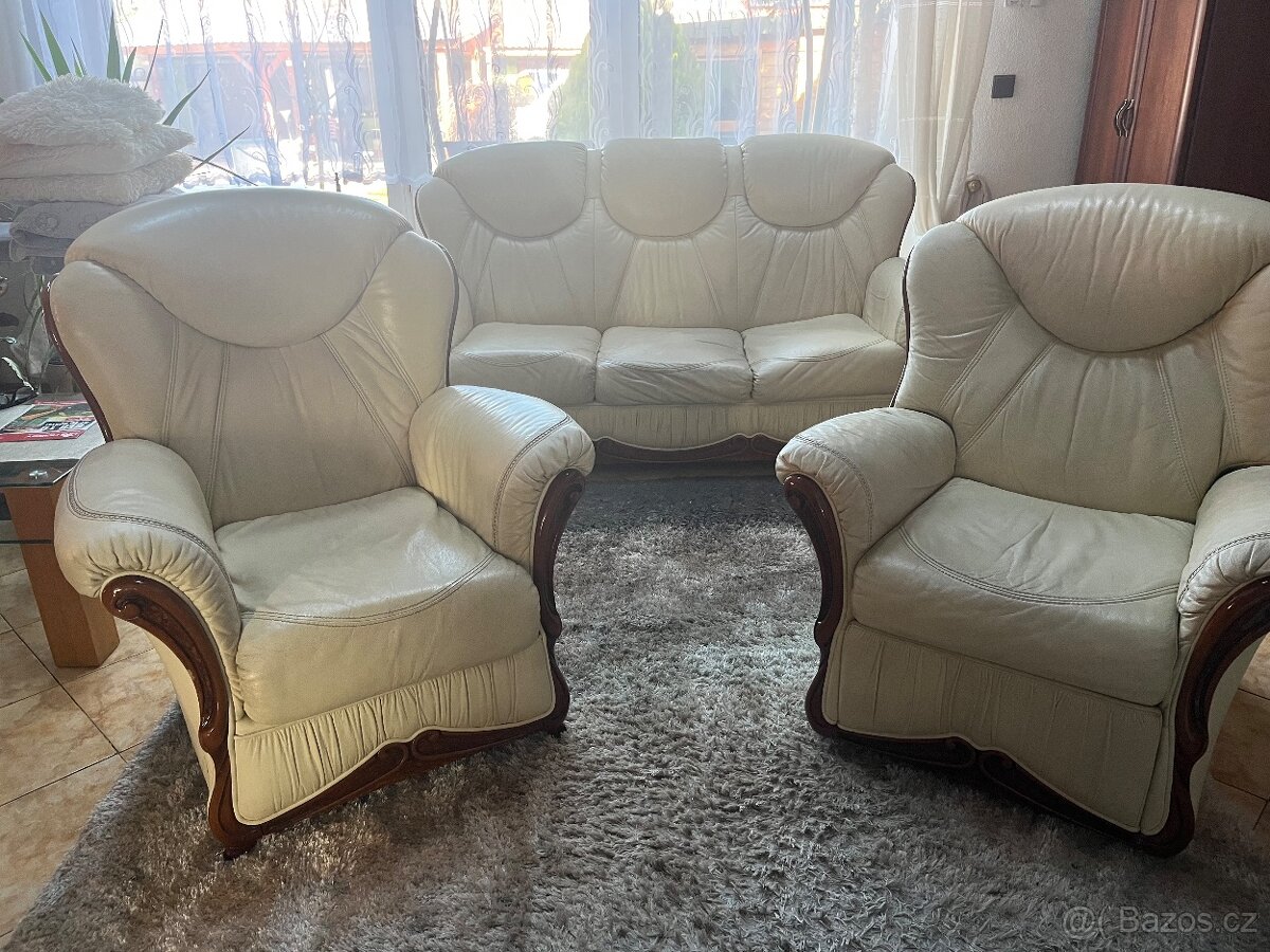 Kožena sedaci souprava - 4