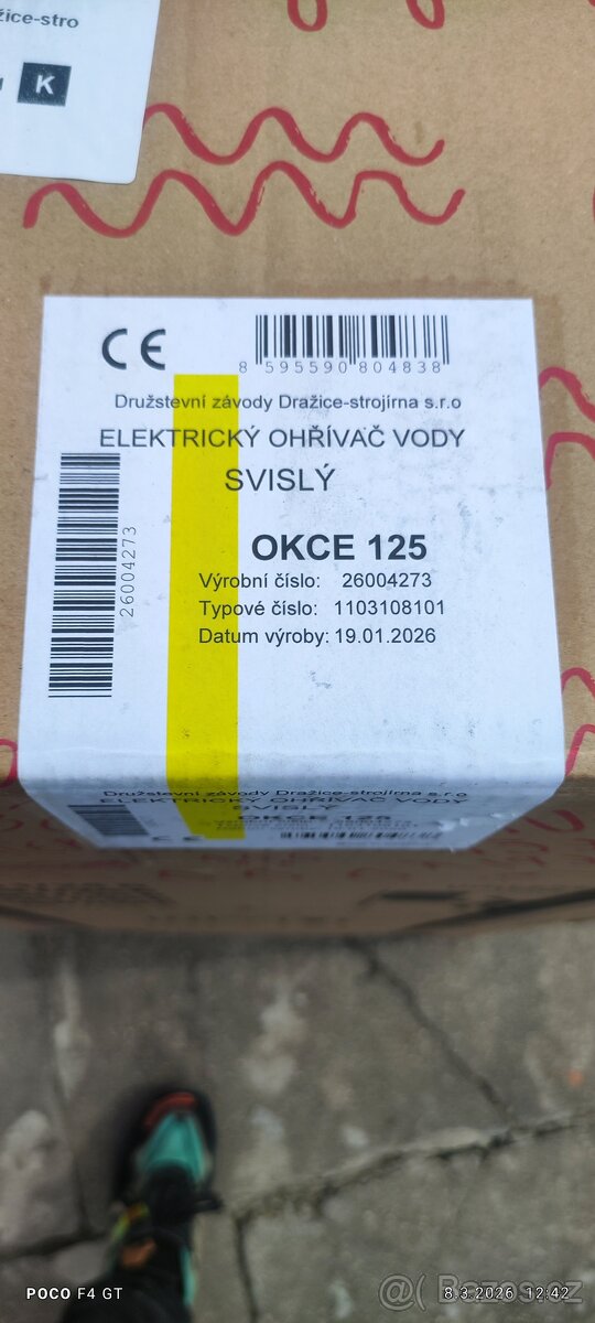 Nový Elektrický ohřívač vody OKCE 125 - 4