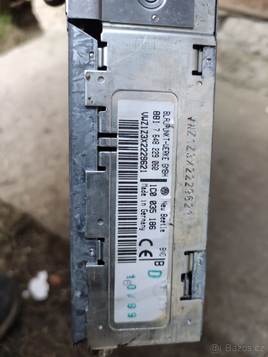 Orig. Rádio + CD měnič New Beetle - 4