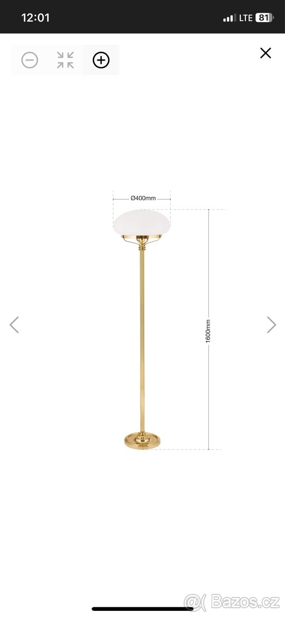 Vídeňská stojací lampa - 4