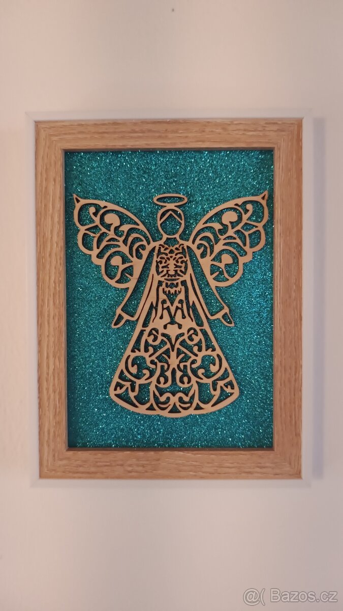 Obraz ANDĚL ŠTĚSTÍ 16x20 cm - 4