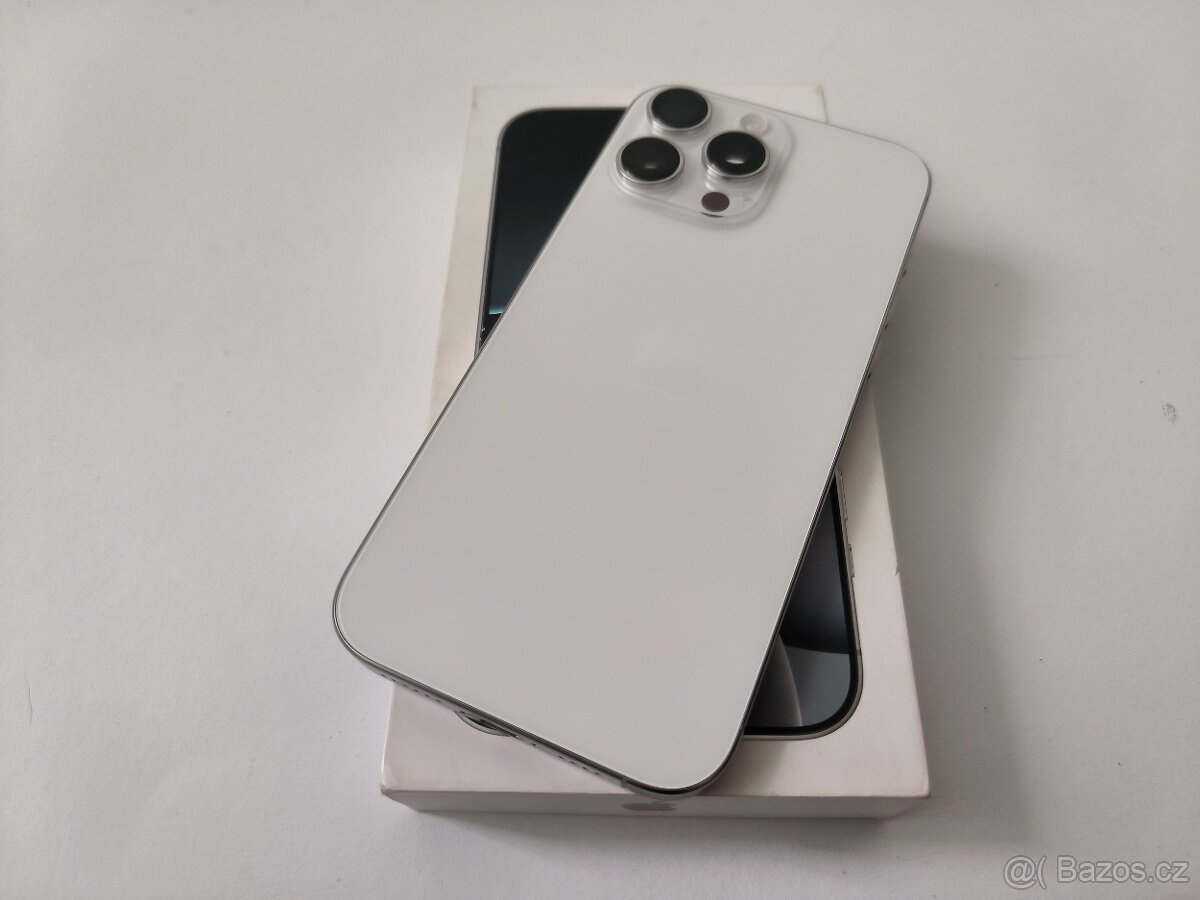 apple iphone 16 PRO MAX 256gb White Titanium / Batéria 100% - 4