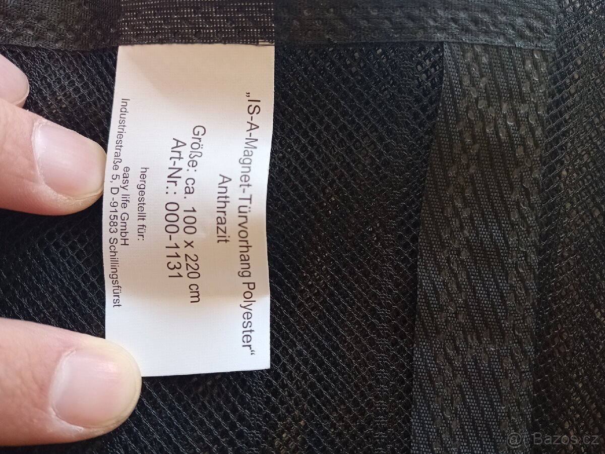 Sít proti hmyzu balkon magnet 100x220 cm - 4