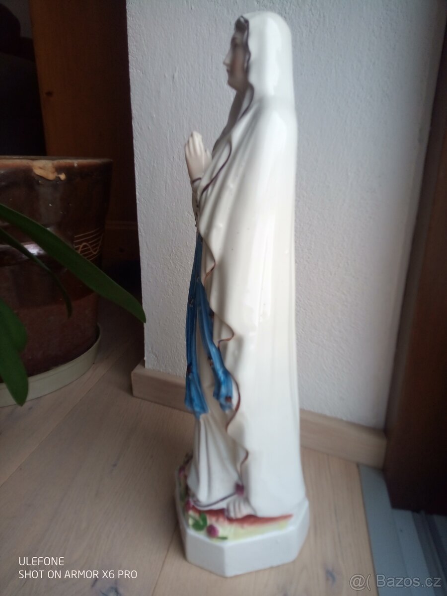 Socha Panny Marie starožitná - 4