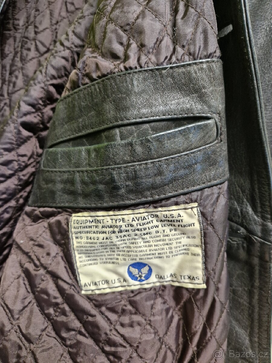 Kožená bunda AVIATOR - 4