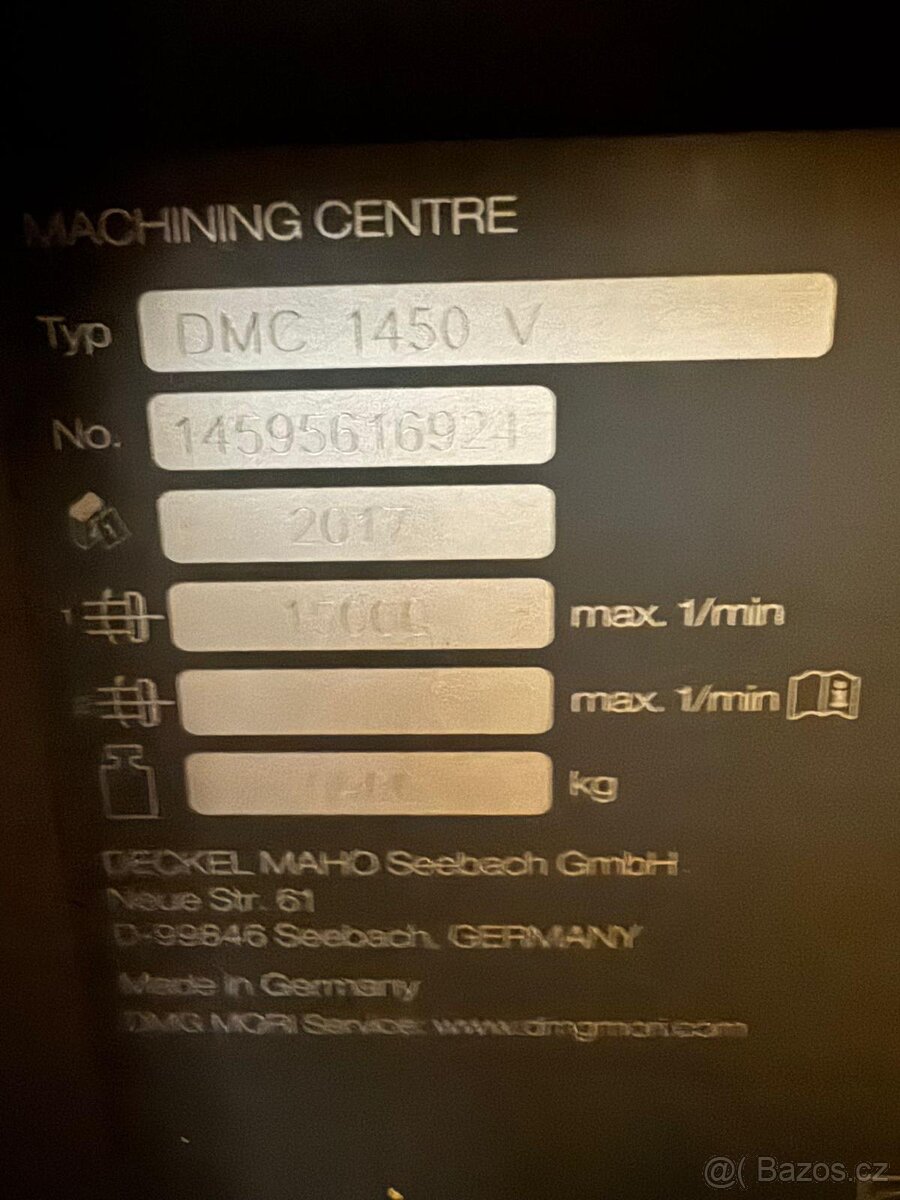 Vertikální obráběcí centrum DMG MORI DMC 1450 V - 4