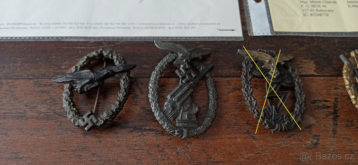Německo bojové, válečné odznaky. - 4