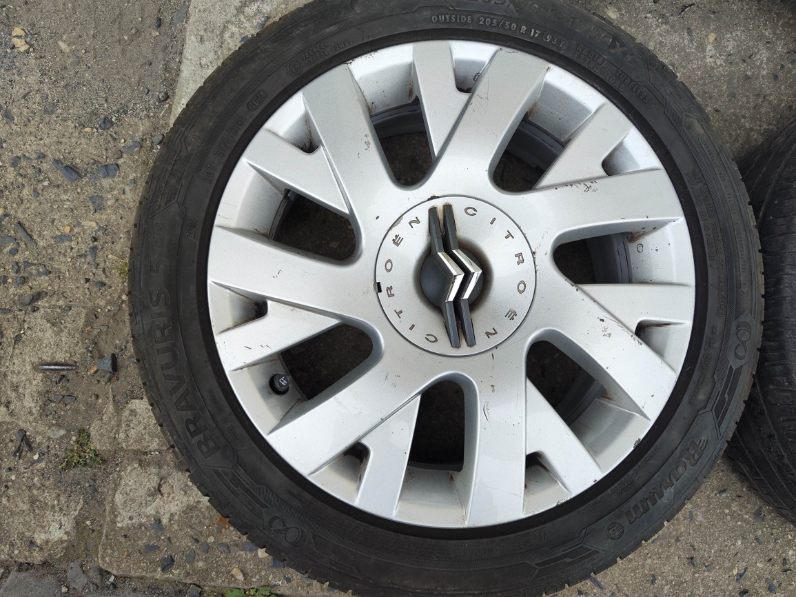 17"letní alu sada Resolfen 4x108 origo Citroen C5 C4 205/50 - 4