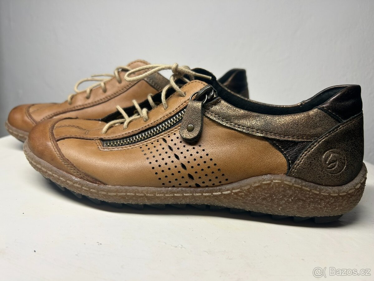 dámské kožené boty REMONTE vel. 37 - 4