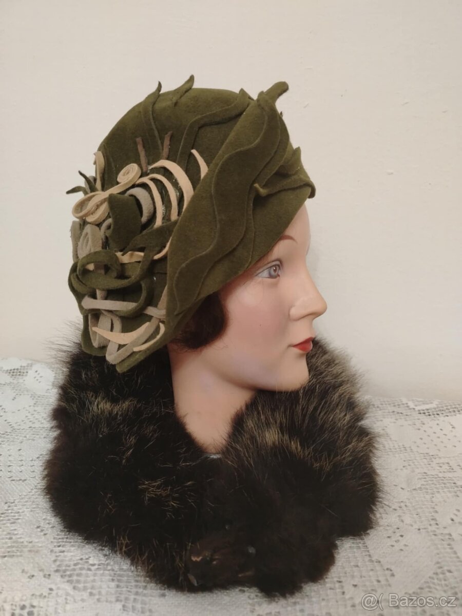 Starožitná figurína hlava - 4