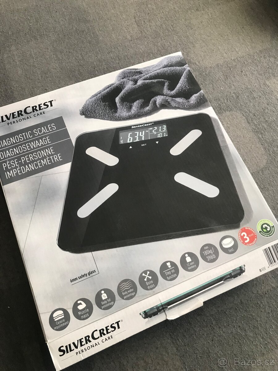 Diagnostická digitální váha - černá - SPWD 180 I1 - 4