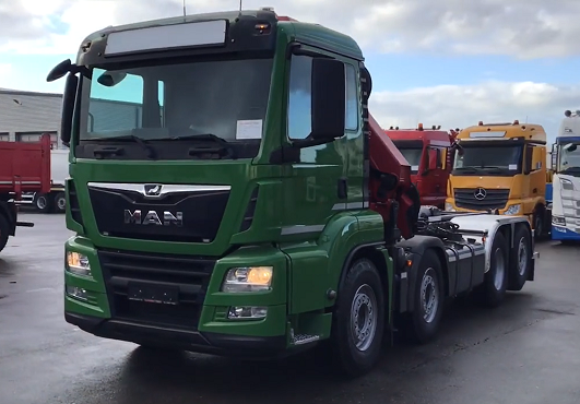 MAN TGS 35.460 8x2 - nosič kontejnerů s hydraulickou rukou - 4