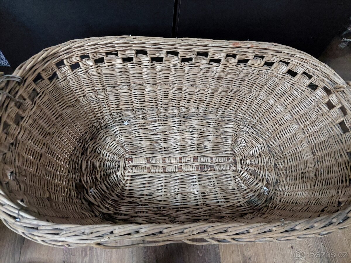 Starý proutěný koš - 4