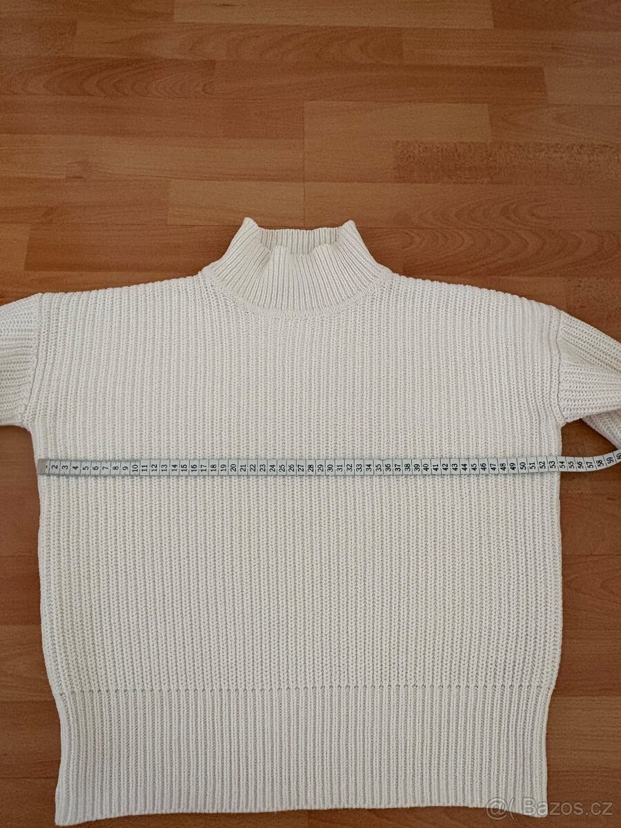 Bílý svetr vel. XS - 4