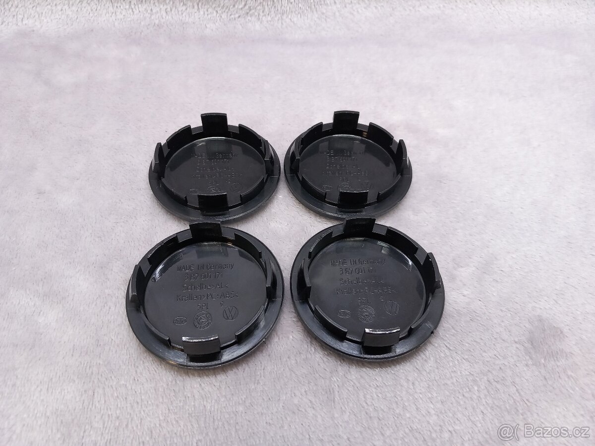Středové krytky Vw, 65x56mm, klasik logo - 4