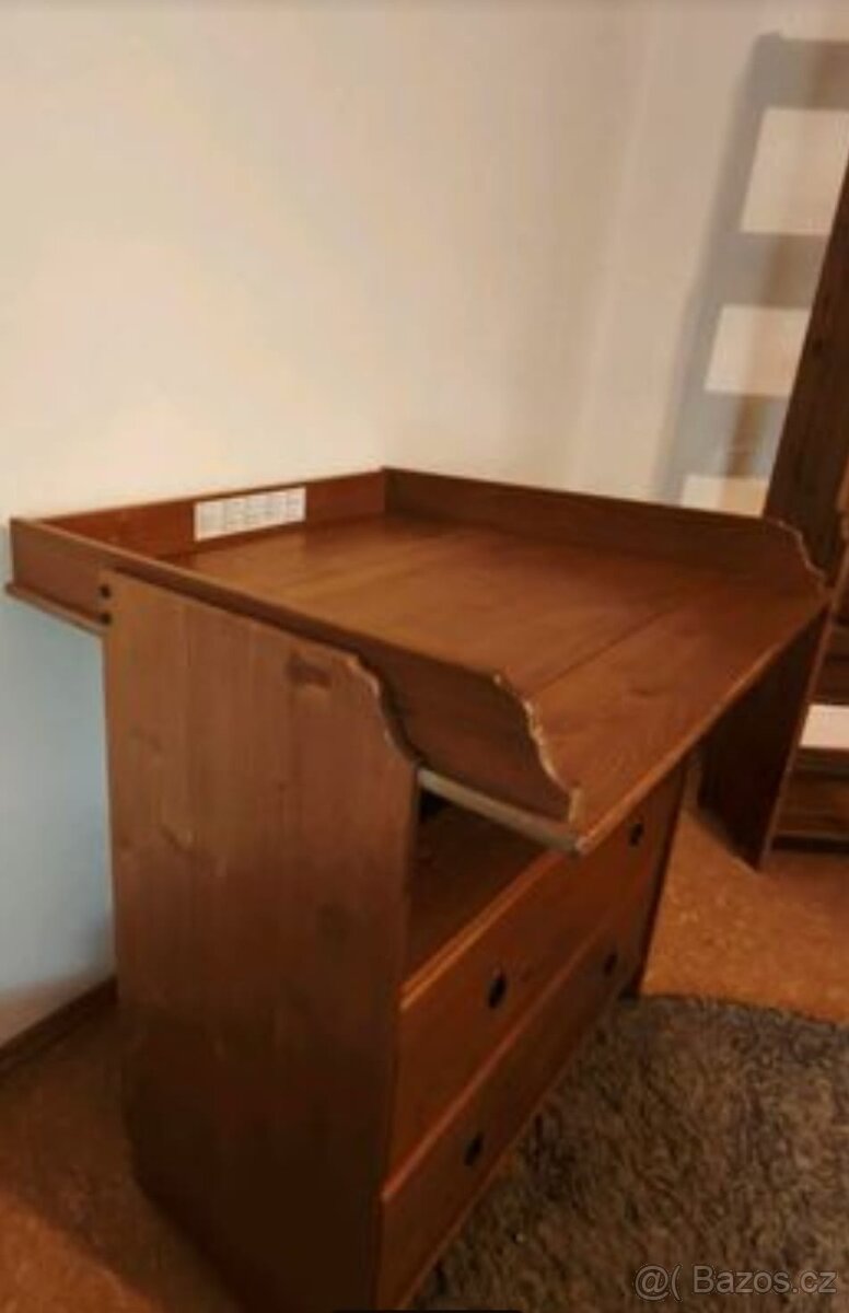 PŘEBALOVACÍ PULT - KOMODA IKEA LEKSVIK - 4