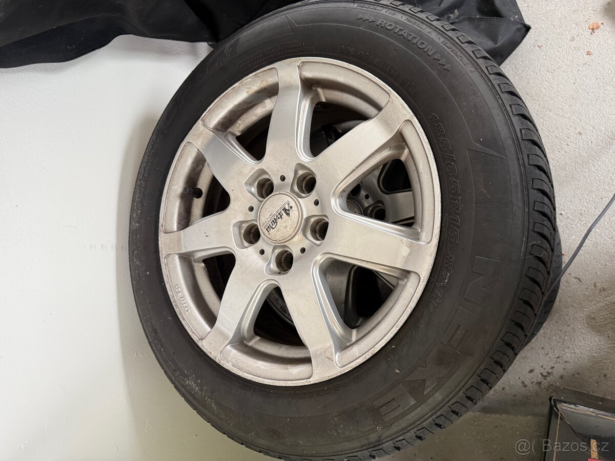 Prodám ALU 5x112 185/65 R15 - 4