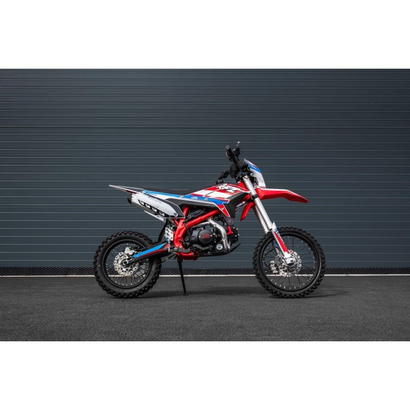 Pitbike Leramotors Thunder 125ccm, kola 17/14, červená