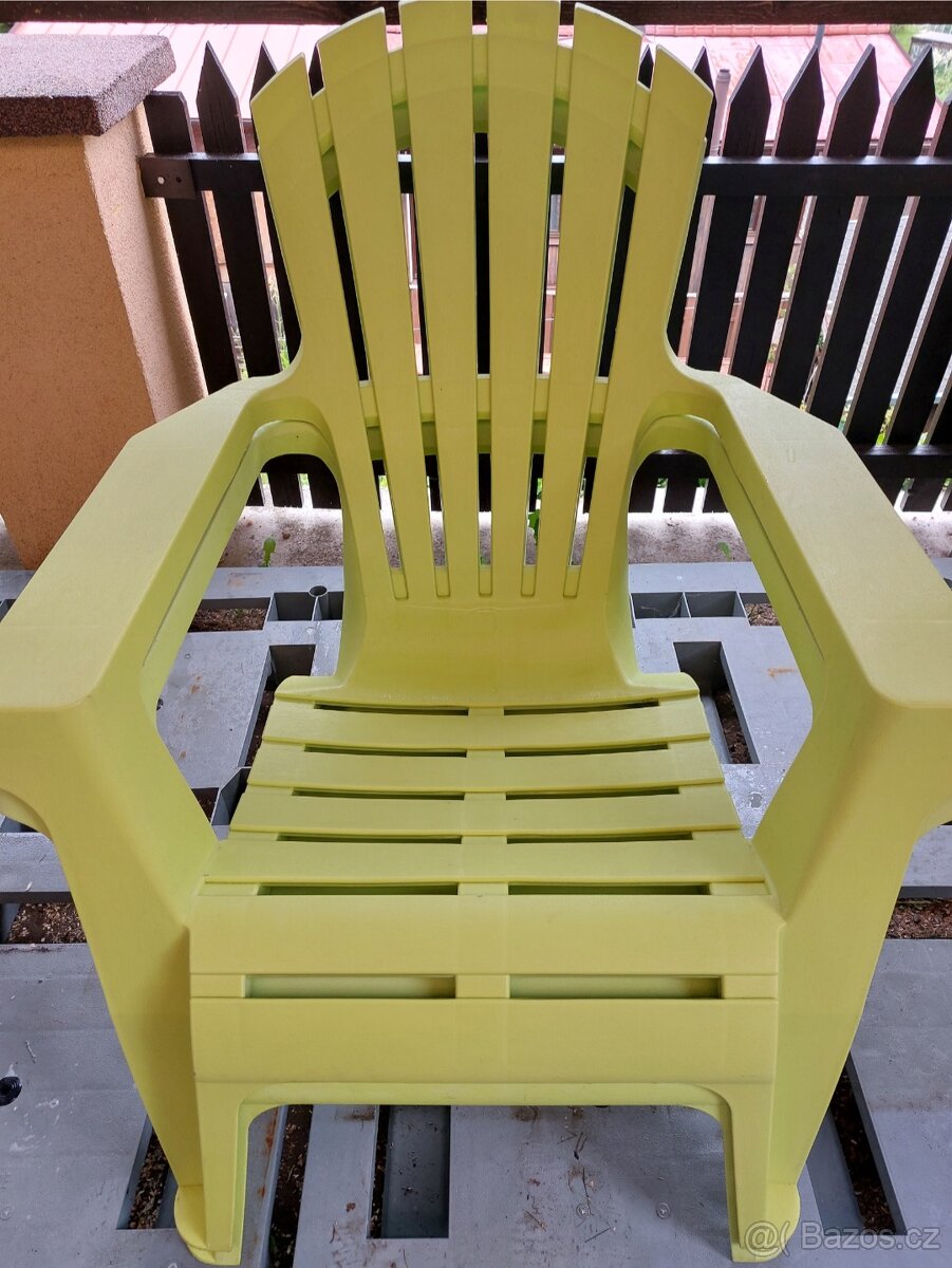 Zahradni křeslo- plastové. - 4