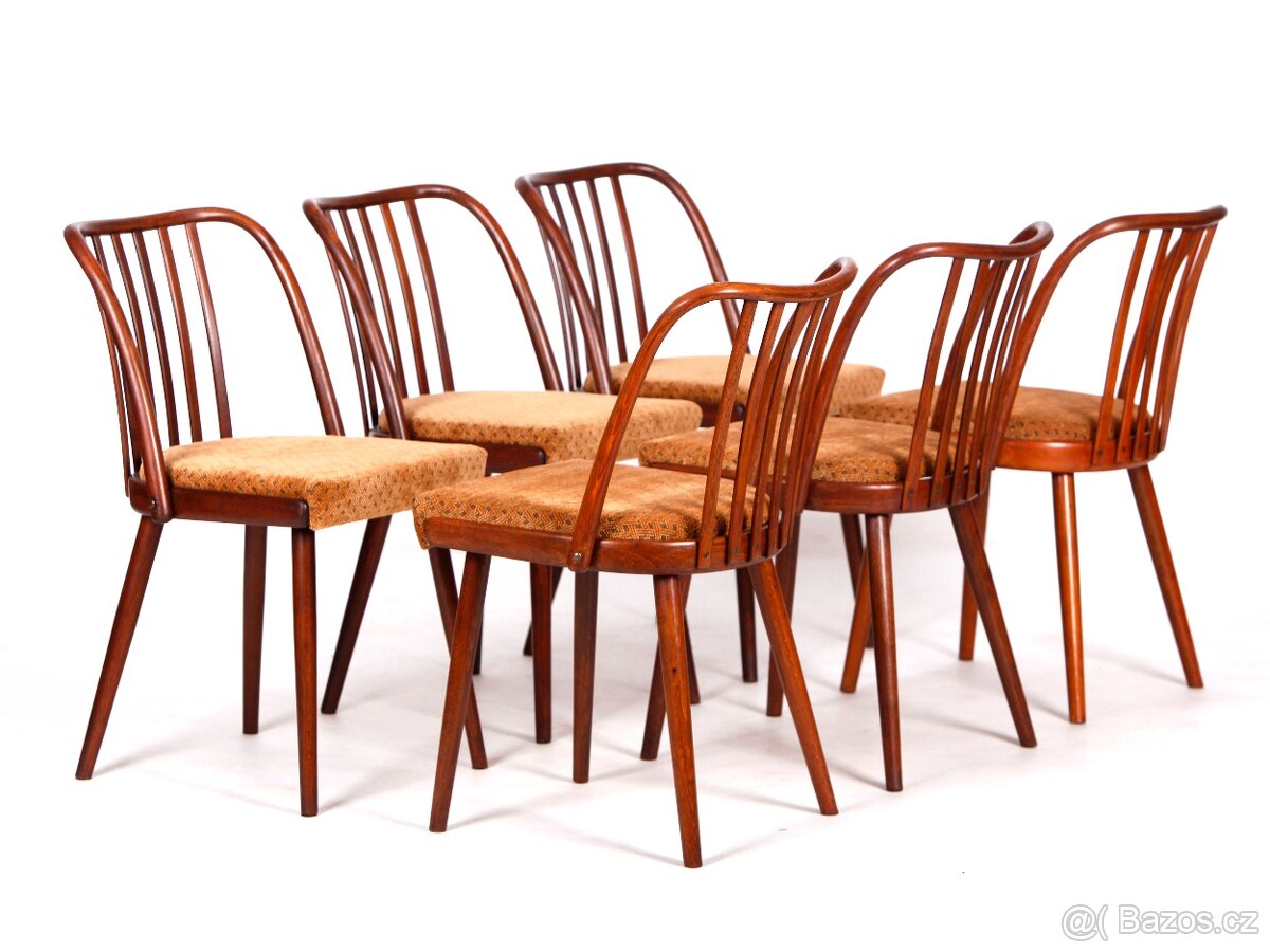 A. Šuman, 6x nově přečalouněné židle TON - 4