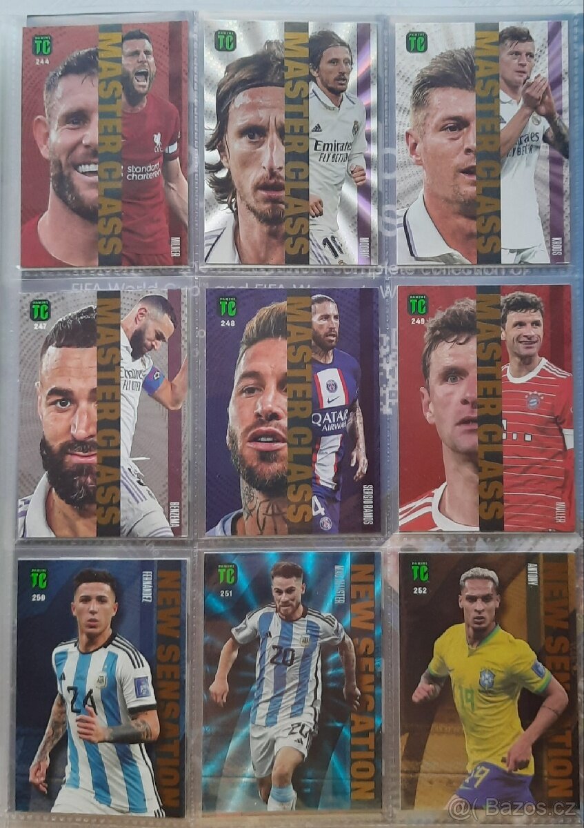 fotbalové karty TOP CLASS 2023 PANINI - 4