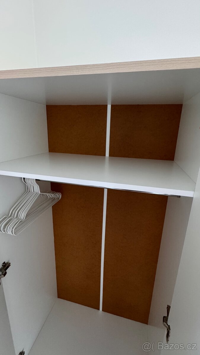 Dětská skříň Elmo 02 – bílá / buk - 4