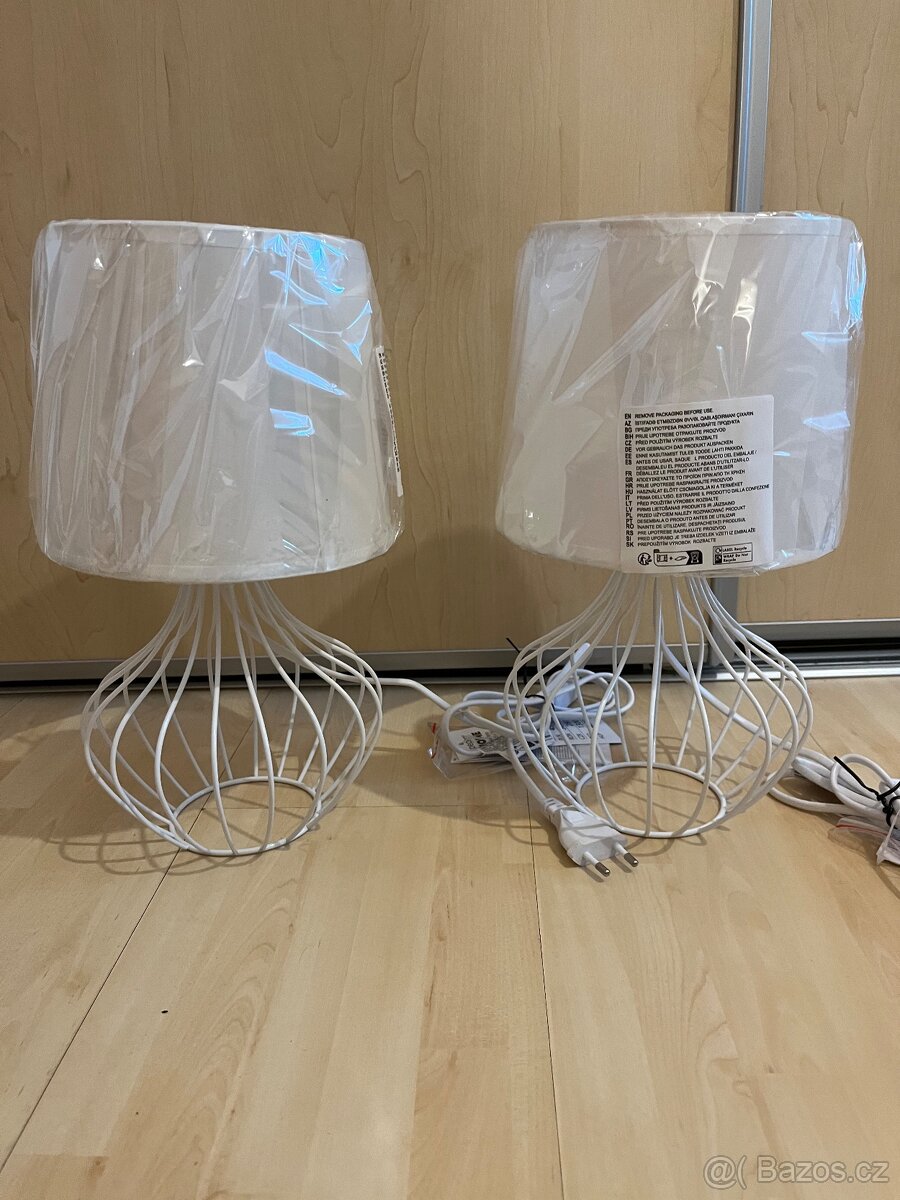 Nové bílé lampičky 2ks - 4