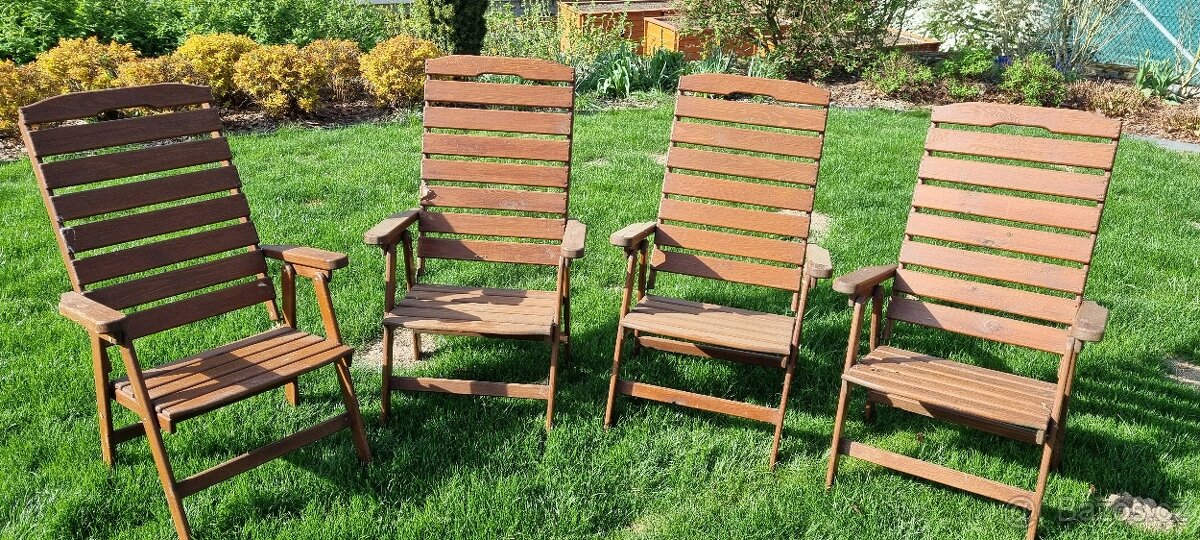 Prodám dřevěný zahradní nábytek - 4