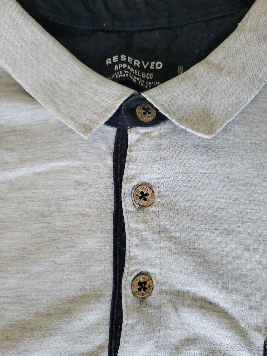 RESERVED - PÁNSKÉ TRIČKO POLO XL - 4