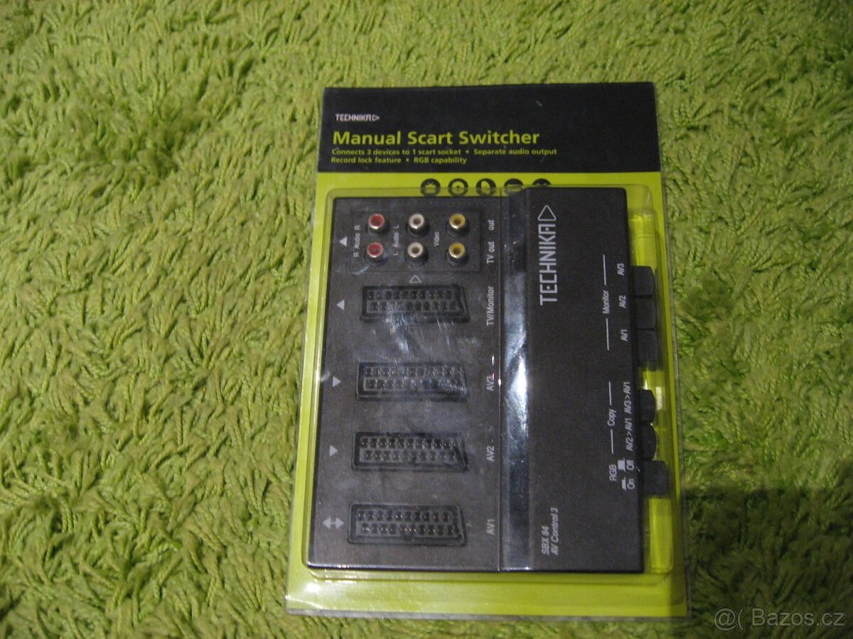 Prodám Manuální přepínač scart - 4
