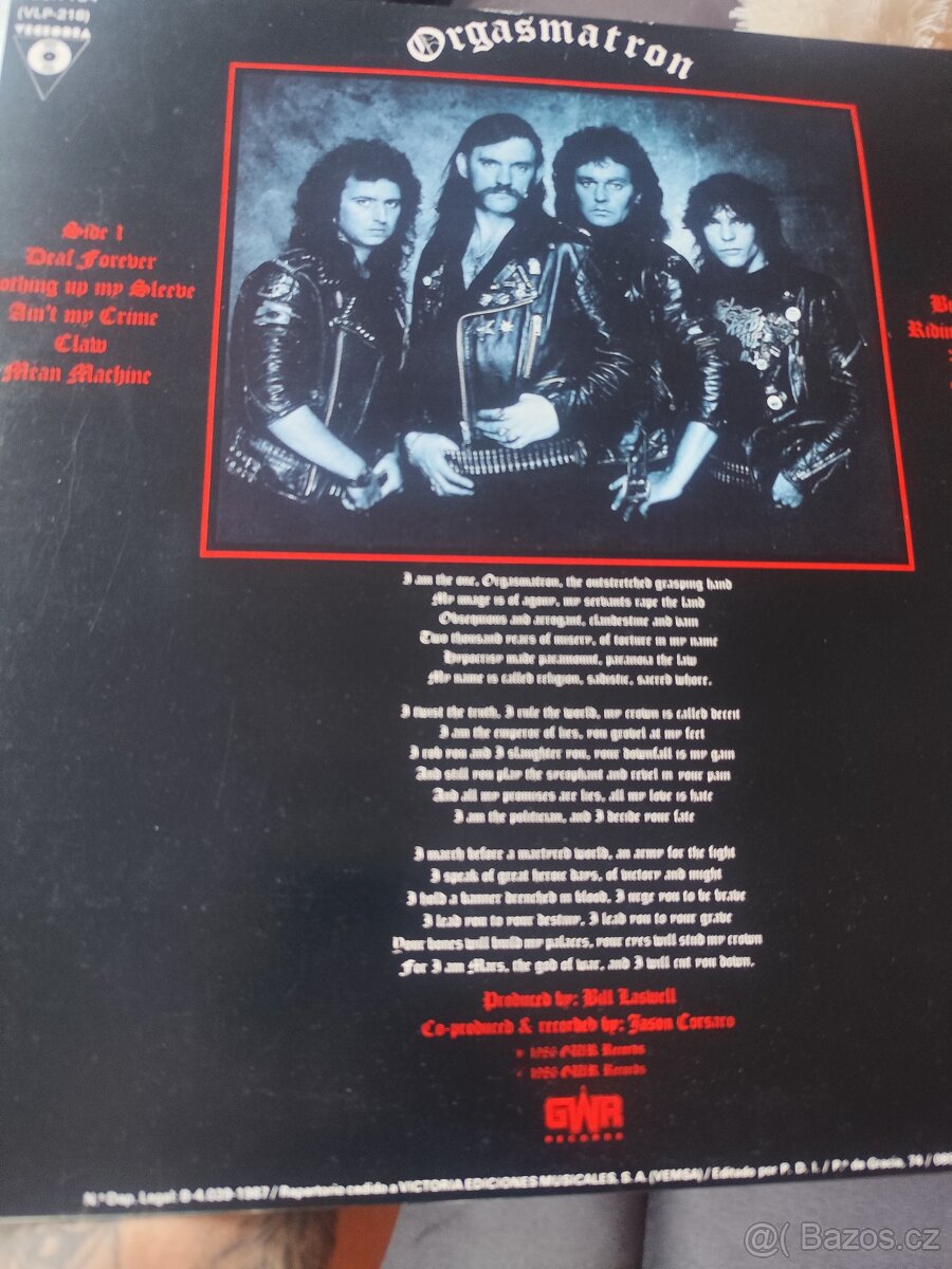 Prodám dvě alba kapely Motörhead - 4