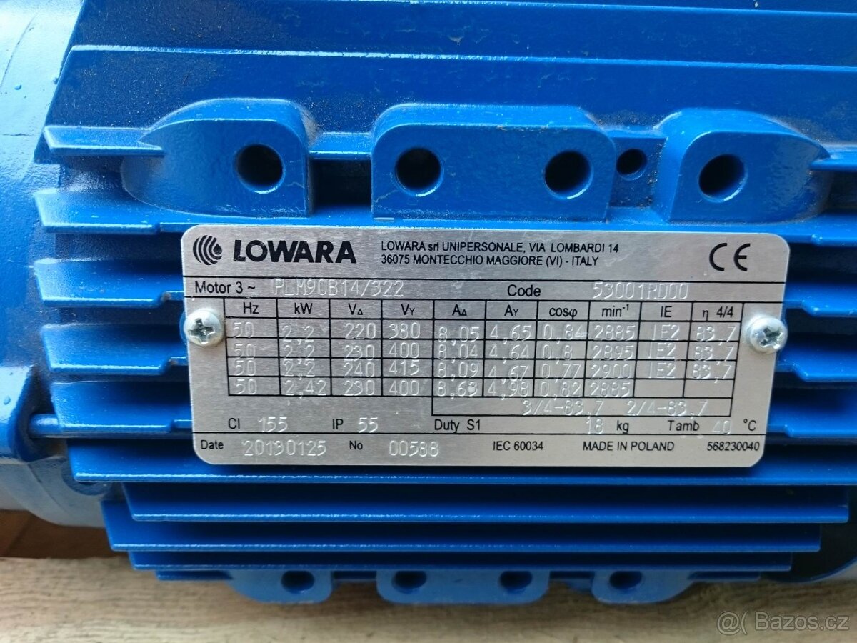 ČERPADLO LOWARA typ SV214F22 - 4