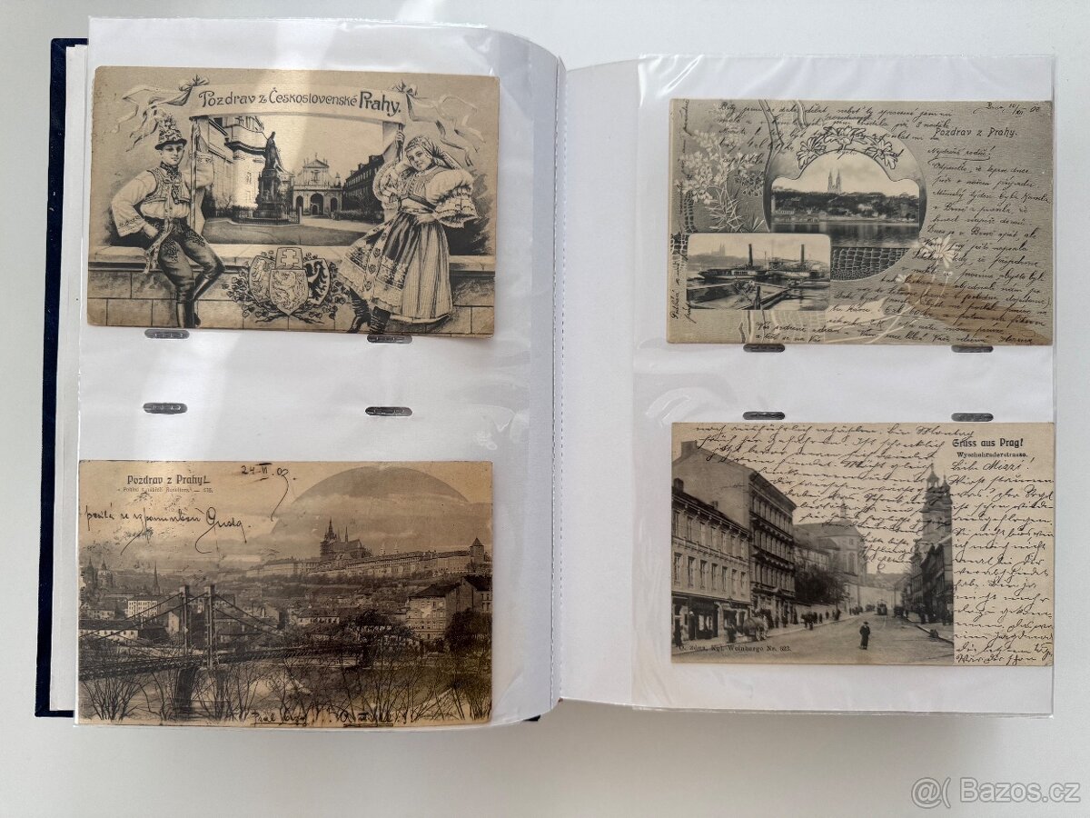 Album historických pohlednic Praha a okolí (cca 244 ks) - 4