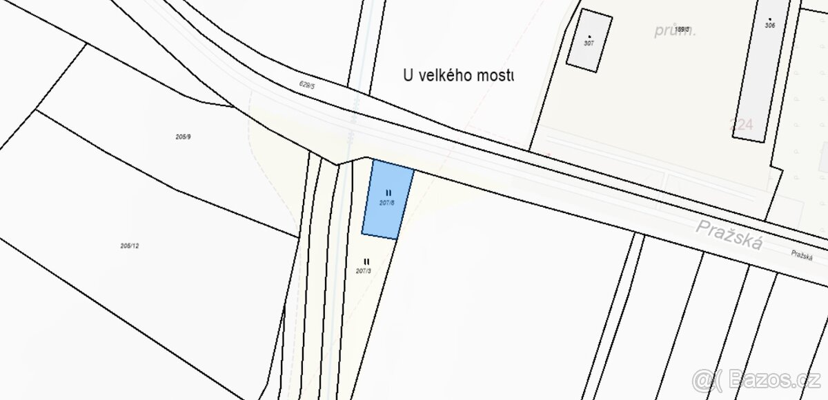 Prodej pozemku, 308 m² - Kyšice, ev.č. 00043 - 4