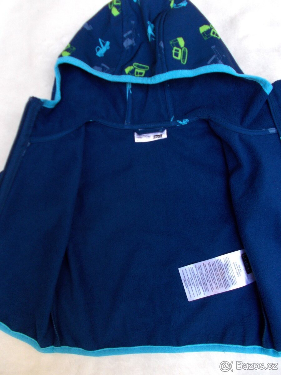 Jarní softshellová autíčková bunda vel. 74 - 4